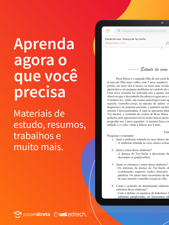 Screenshot #4 pour Passei Direto - App de Estudos