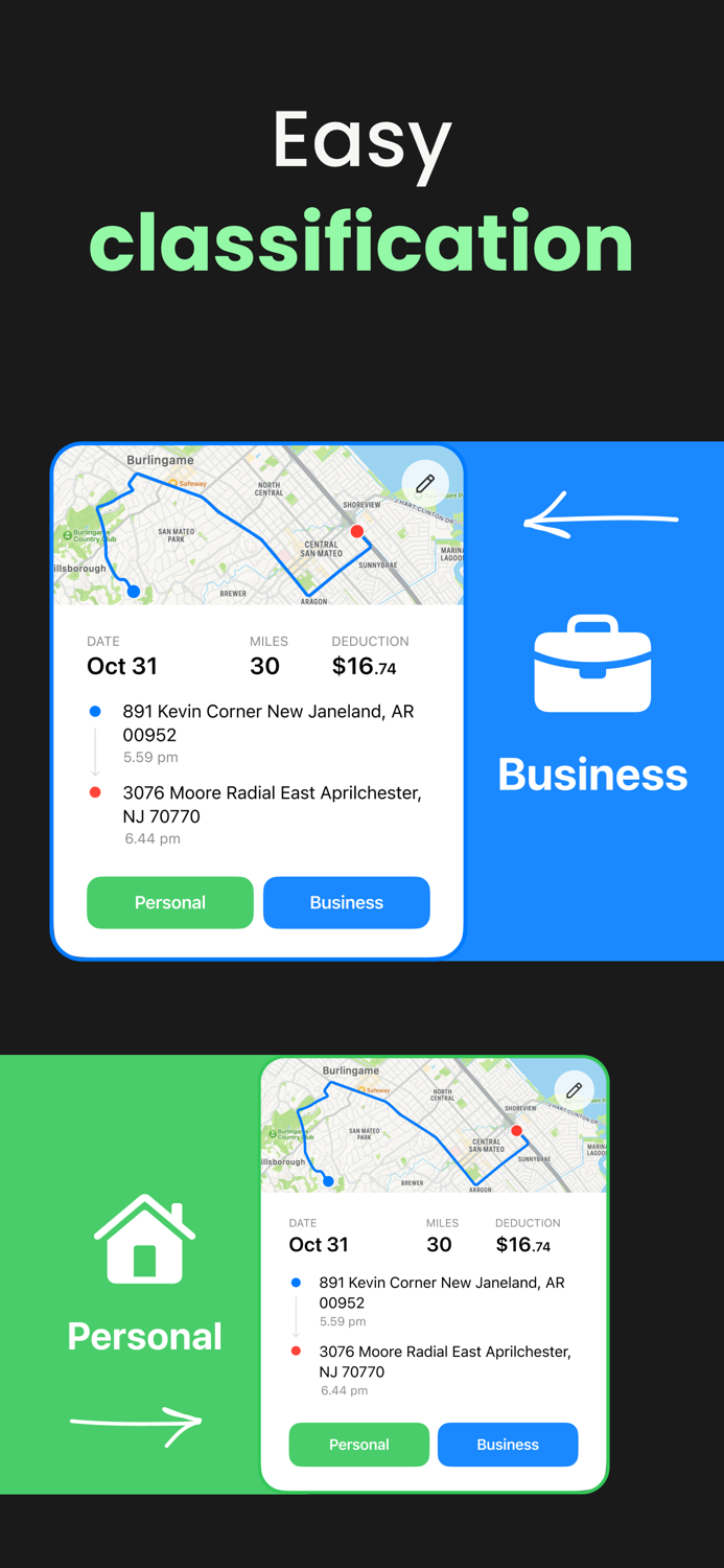 Tofu Mileage Tracking Miles