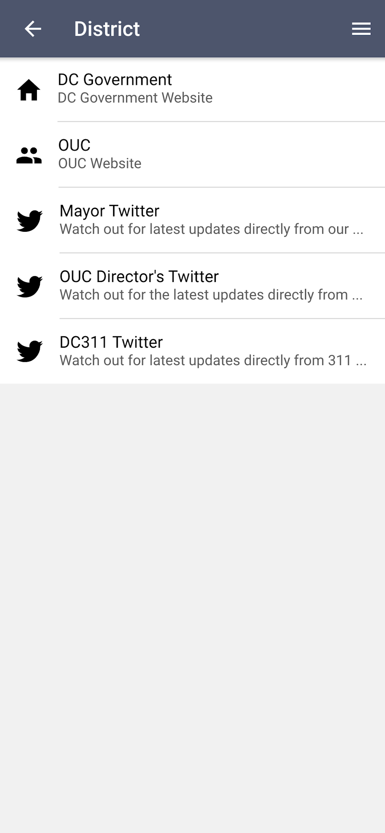 DC Dept. App