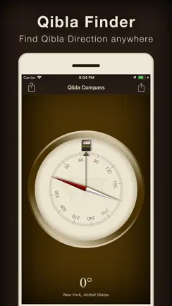 Qibla Compass (Kaaba Locator) iPhone image 1