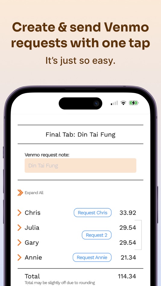 #4. Pita - Instant bill splitting (iOS) 由: Annie Ma