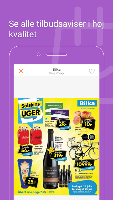 Tilbudsavis appen af Danmark Screenshot