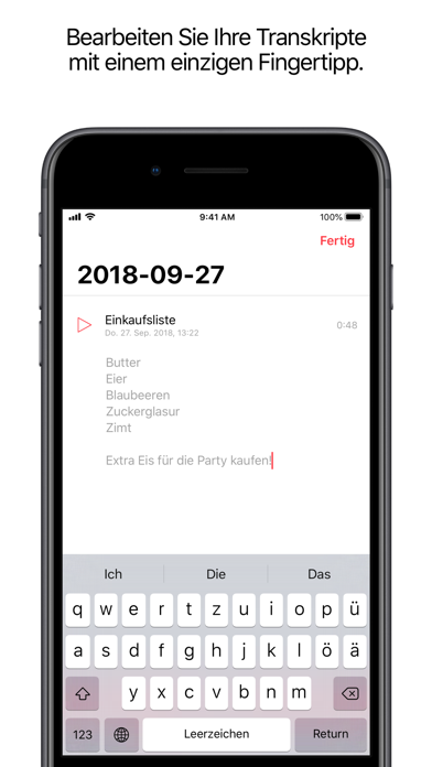 Just Press Record App-Screenshot