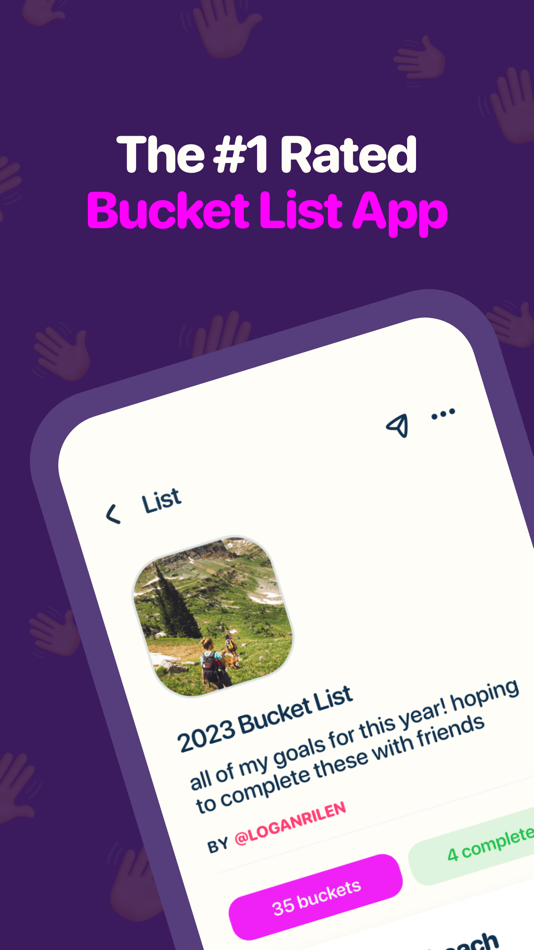 #1. Bucket List - The Bucket App (iOS) Podle: Trent Wann