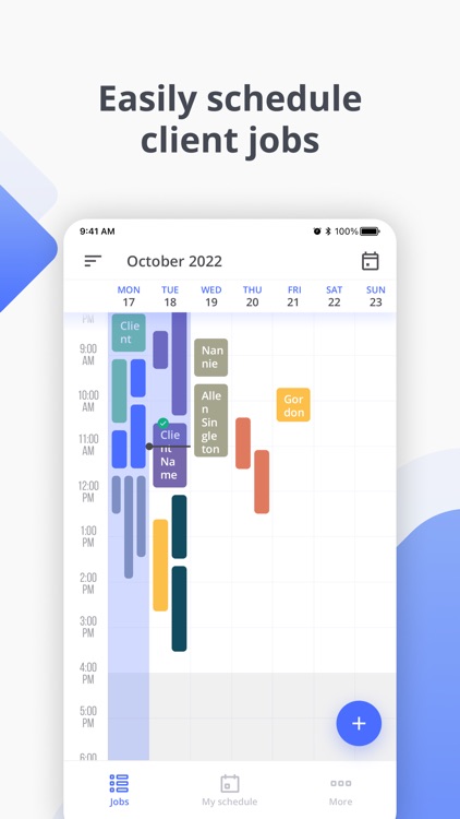 FieldVibe: Job scheduling app