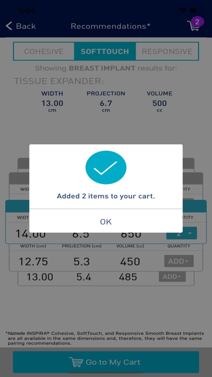 Natrelle® MatchMaker screenshot-7