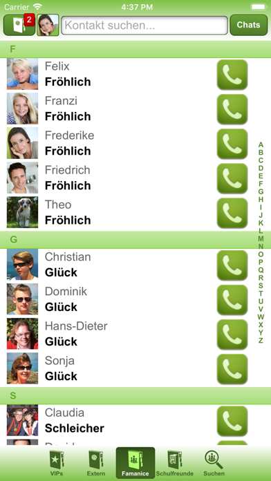 FAMANICE – Familienkalender Screenshot