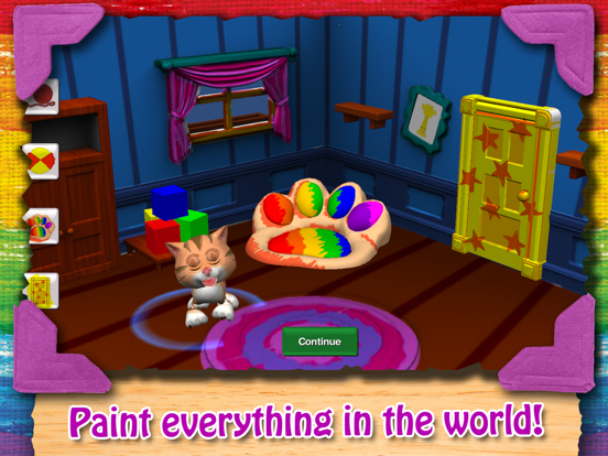 Screenshot #4 pour Paint My Cat!  Kids Painting