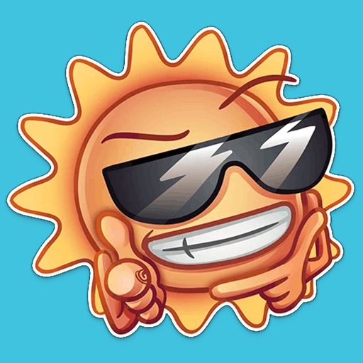 Cute Weather stickers & emoji icon