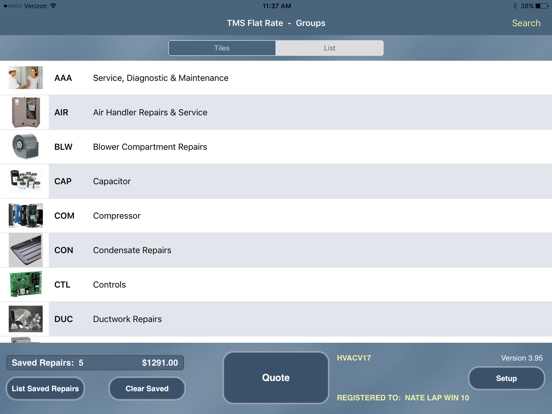 TMS Flat Rate Reader iPad screenshot 2 - Business app