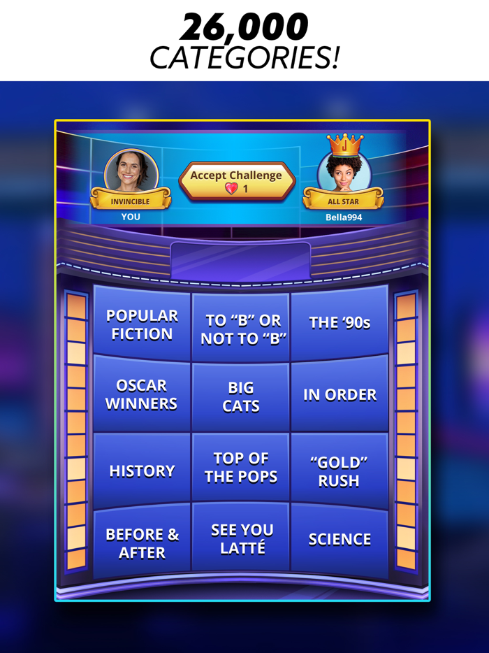 Jeopardy Trivia TV Game Show