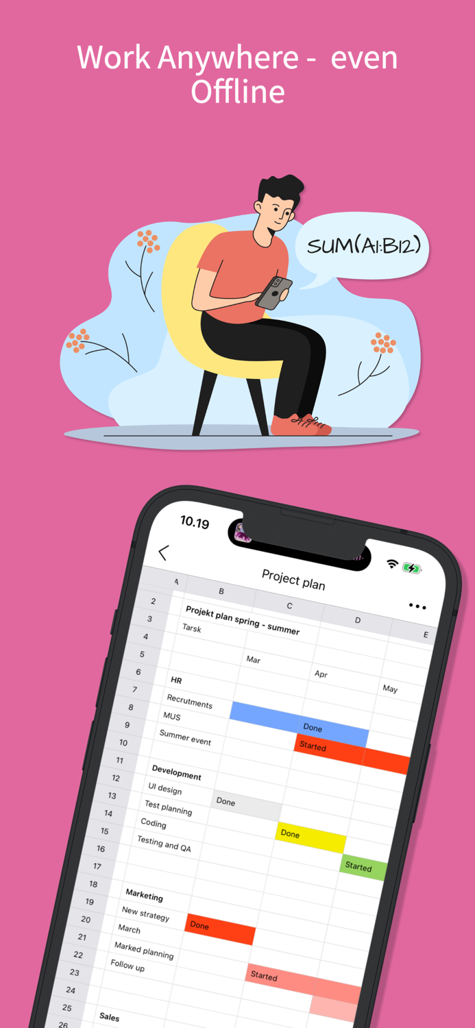 The Spreadsheet App.