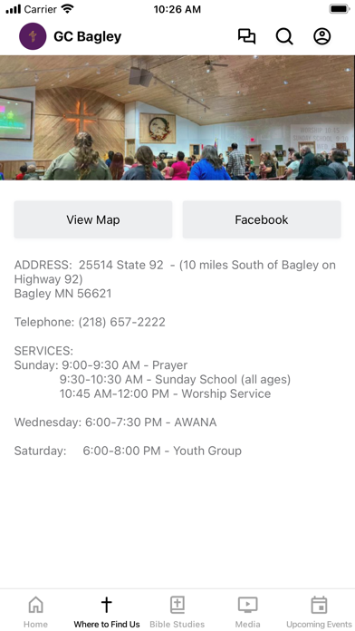 Grace Chapel Bagley Screenshot