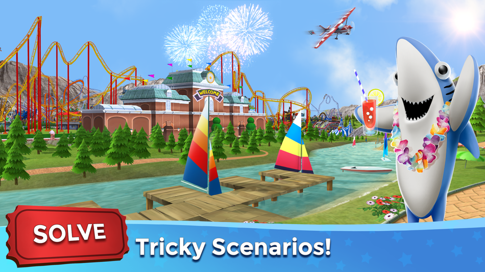 #4. RollerCoaster Tycoon® Touch™ (iOS) โดย: Atari