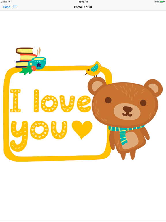 Beary Lovely Emoji and Stickerのおすすめ画像3