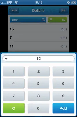 Game screenshot iScore : simple score keeper apk