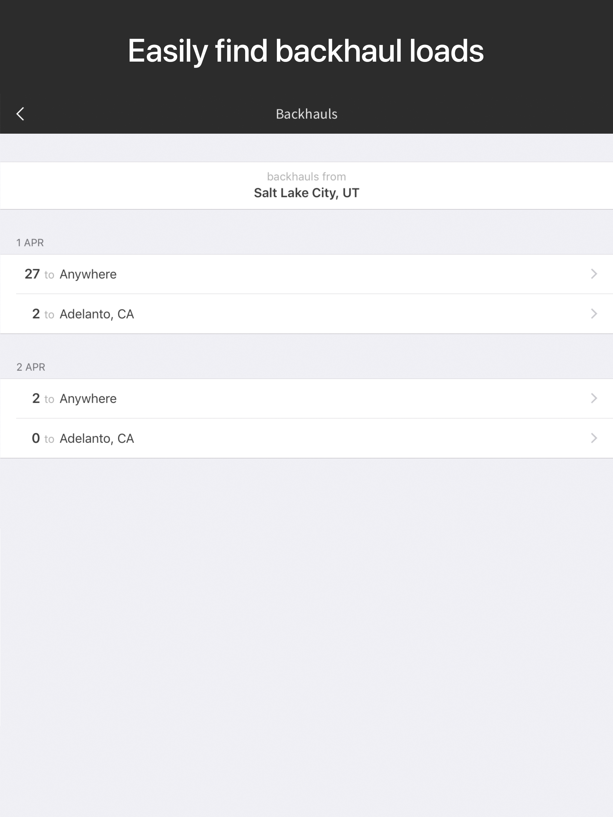 Doft Load Board, Truck Loads screenshot 11