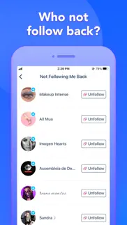 analyzer plus-followers report iphone screenshot 2