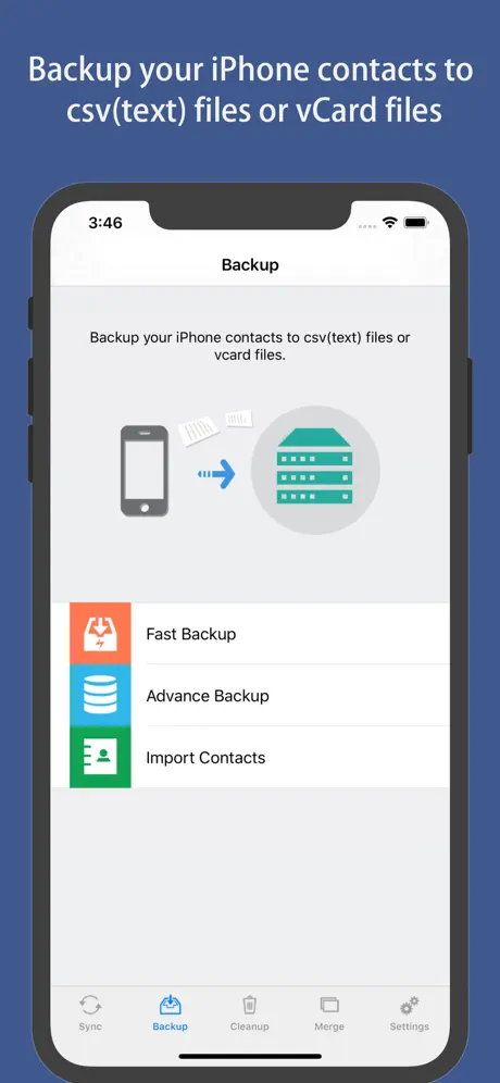 Contacts Sync, Backup & Clean