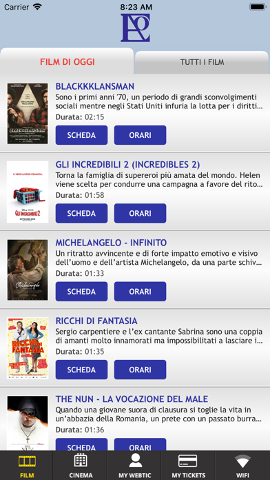 Screenshot #1 pour Webtic Raffaello Cinema