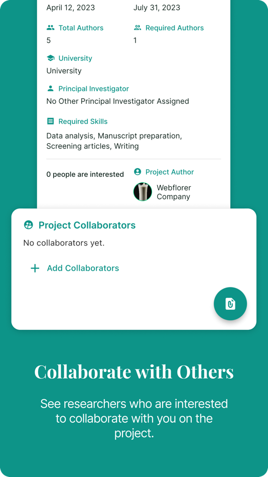 #8. Research Connect App (iOS) 由: Research Connect