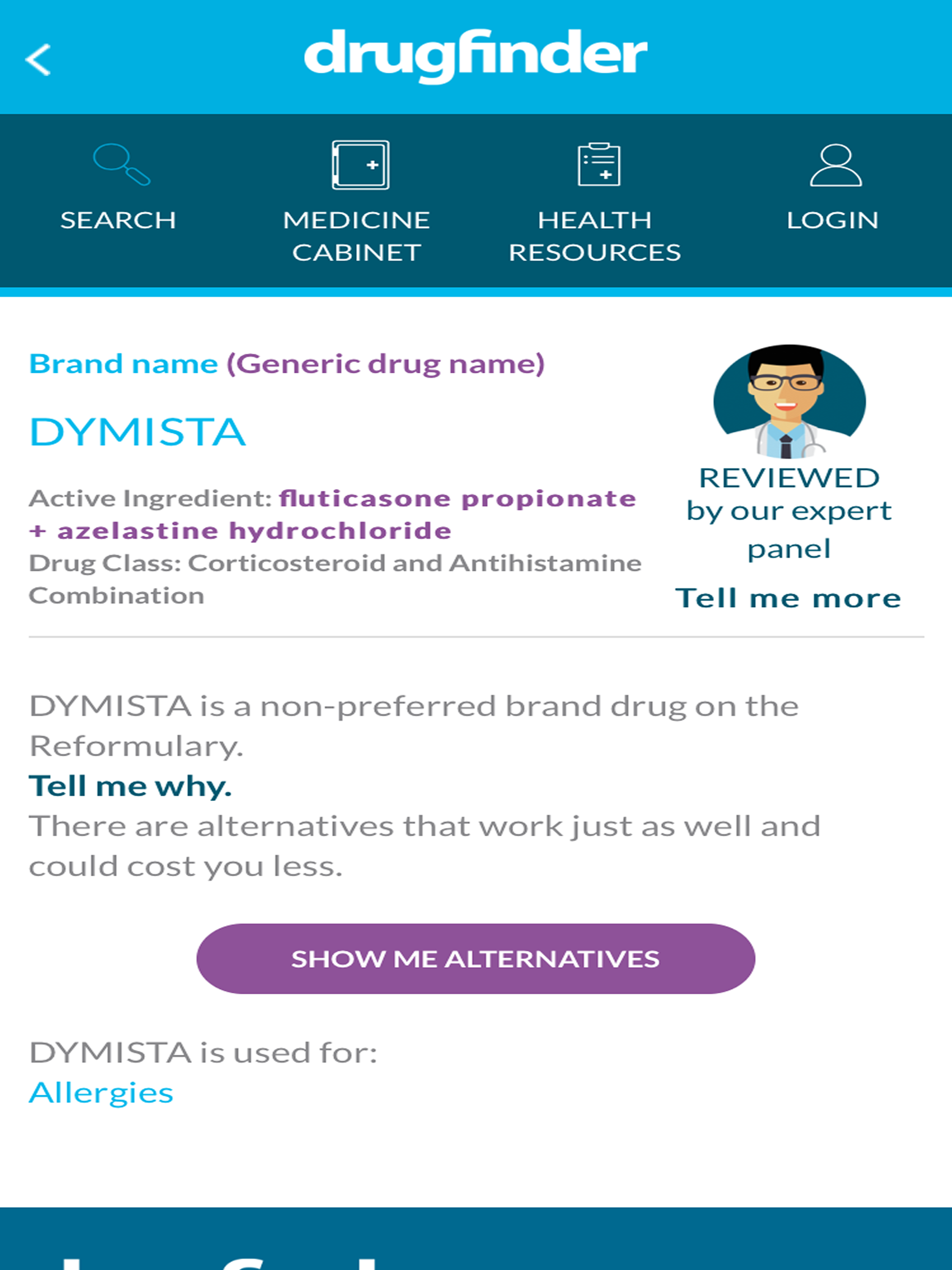 DrugFinder smart drug choices