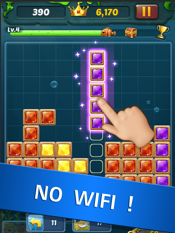 Screenshot #6 pour Block Ocean Puzzle 1010