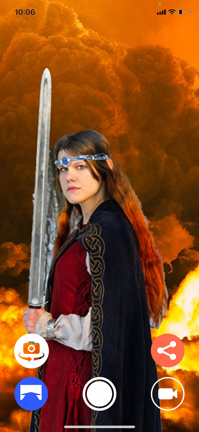 Virtual Background Camera