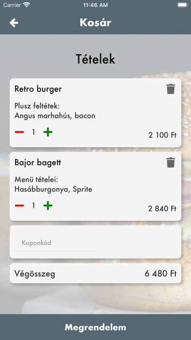Dzsem Gastrobar Screenshot