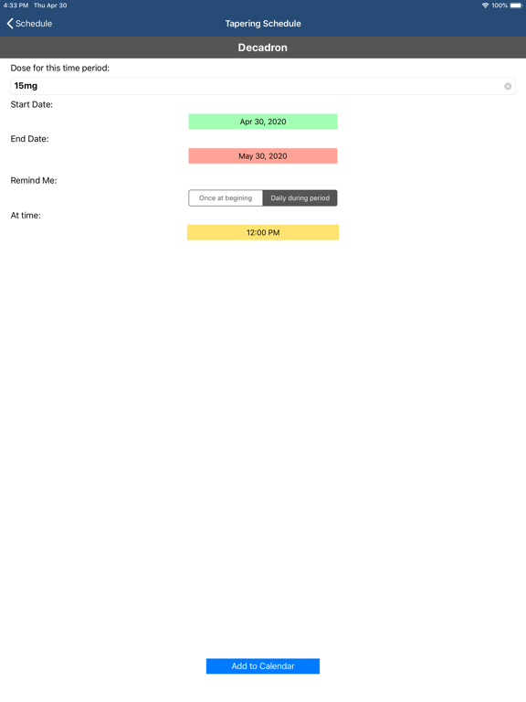 GCA Manager iPad screenshot 10 - Medical app