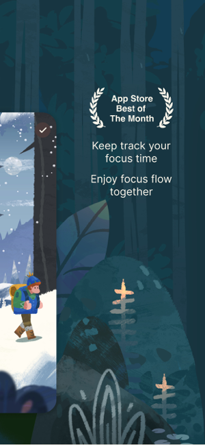 ‎Focus Traveler - لقطة شاشة لمؤقت التدفق