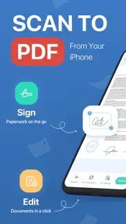 scan to pdf - scanner app iphone screenshot 1