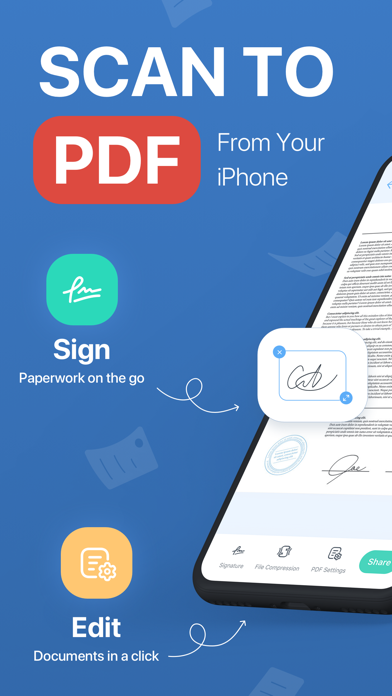 Scan to PDF - Scanner app Screenshot