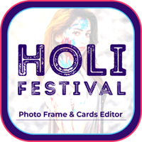 Holi Photo Frame and Card Editor