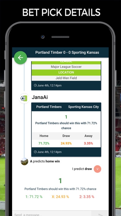 Soccer Predictions Football AI Screenshot