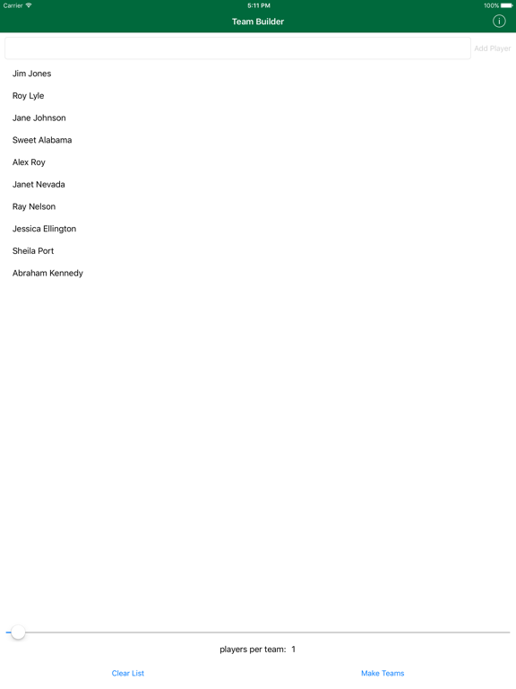Screenshot #4 pour Team Builder X