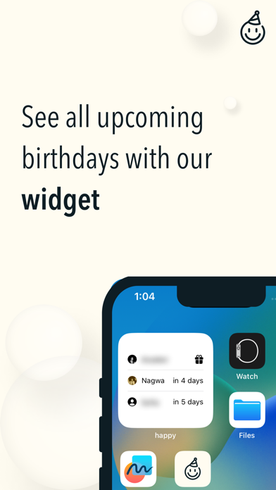 happy - Birthday Reminder Screenshot