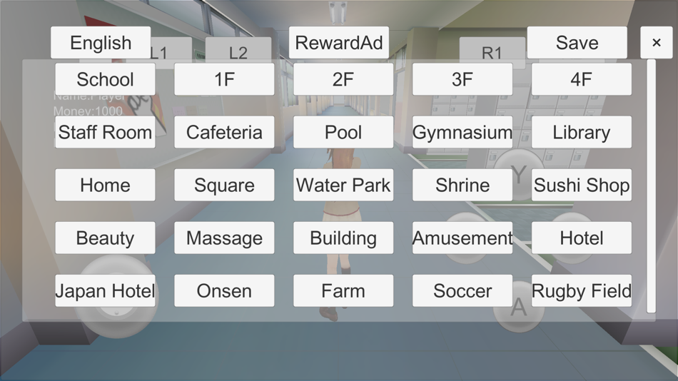 #10. Women's School Simulator 2020 (iOS) بواسطة: Fumio Takeshita