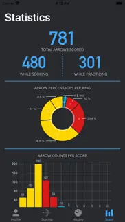 rise - archery scoring tracker iphone screenshot 3