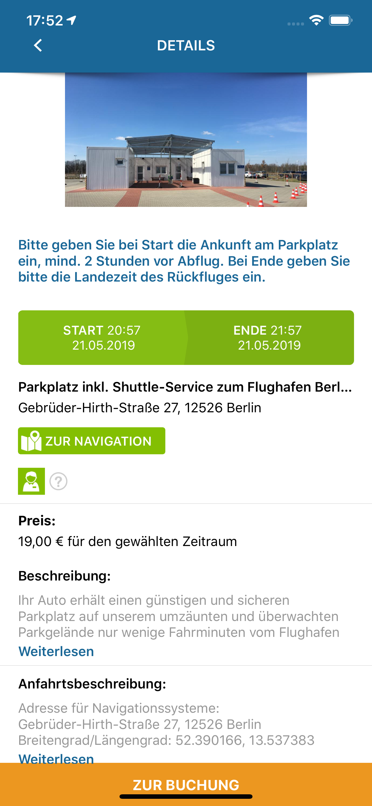 ParkingList - Parkplatz App