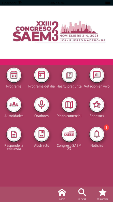 Congreso SAEM Screenshot