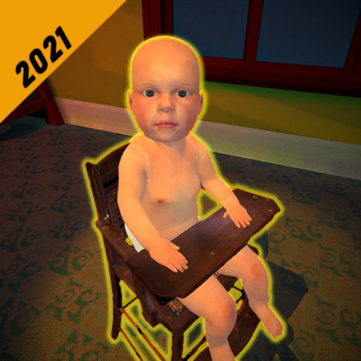 Scary Baby Kid in 3D Yellow iOS App