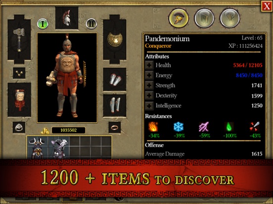 Titan Quest HD iPad app afbeelding 5
