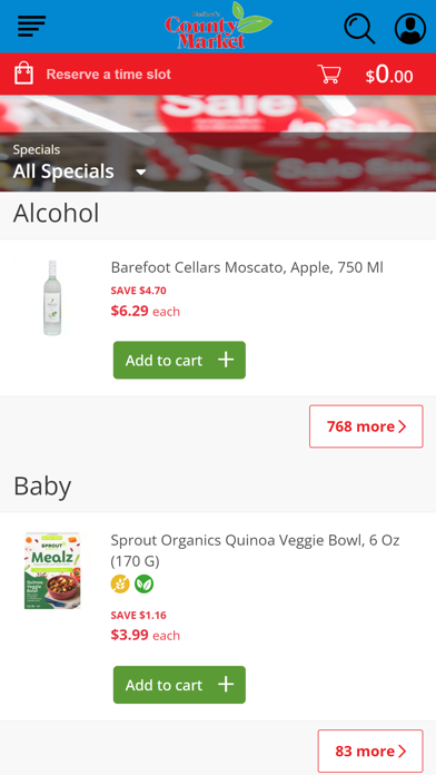 Medford's County Market Screenshot