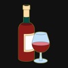 Red wine identification icon