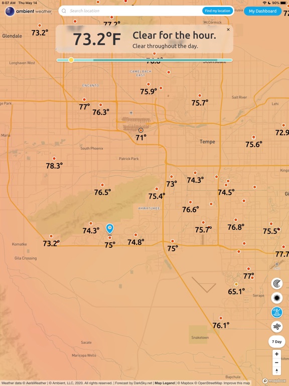 Ambient Weather Network iPad screenshot 10 - Weather app