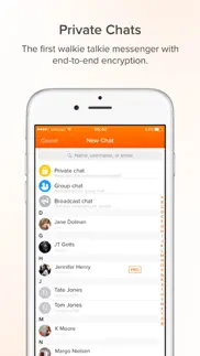 voxer walkie talkie messenger iphone screenshot 1