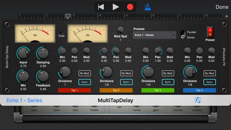 Multi-Tap Delay AUv3 Plugin