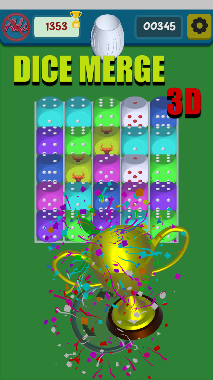 Dice Merge 3D - Block Puzzle