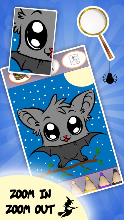 Coloring book : Draw Halloween